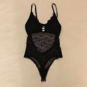 Lace Thong Bodysuit